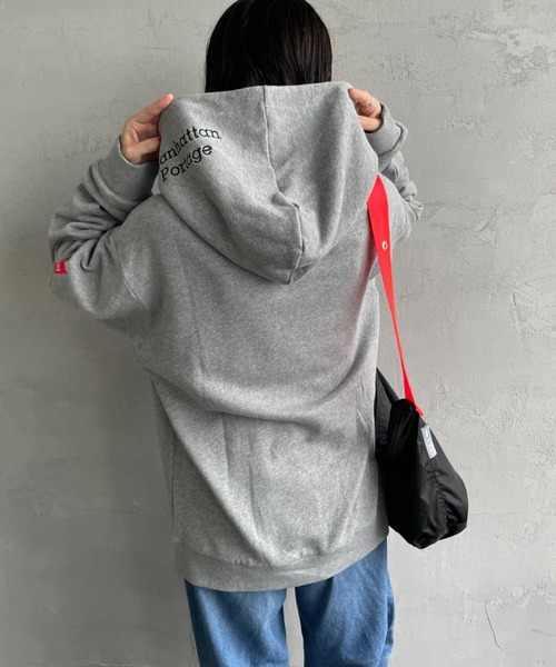 「Manhattan Portage」 プルオーバーパーカー X-LARGE ブラック レディース_画像5