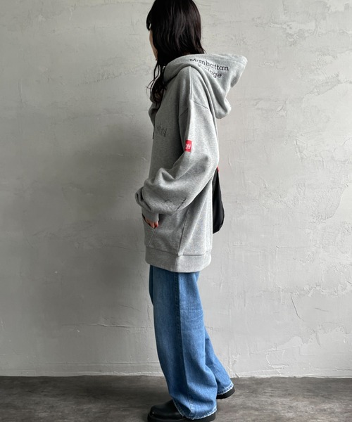「Manhattan Portage」 プルオーバーパーカー X-LARGE ブラック レディース_画像7