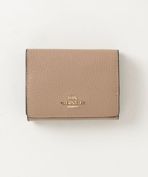 COACH ベージュ 三つ折り財布 COACH（コーチ） 財布 - ベージュ レディース : ZOZOTOWN Yahoo!店