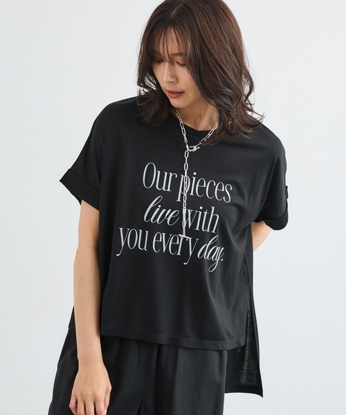 tシャツ BARNYARDSTORM / UVカットCOOLタッチロゴT / ハンドウォッシャブル「UVカット・接触冷感」 レディース