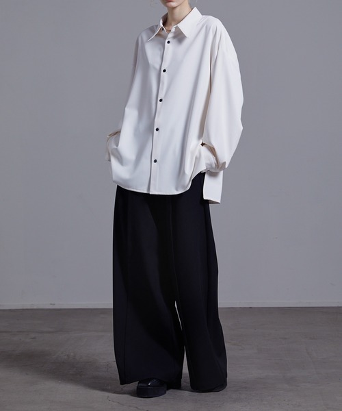 「Loose/ルース」 長袖シャツ S グレー メンズ_画像5