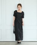 ワンピース 半袖 「結婚式/オケージョン/低身...の詳細画像1
