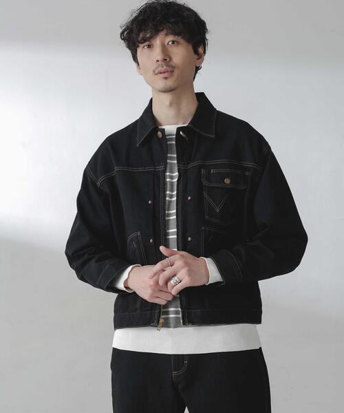 Wrangler（ラングラー） デニムジャケット S ブラック メンズ