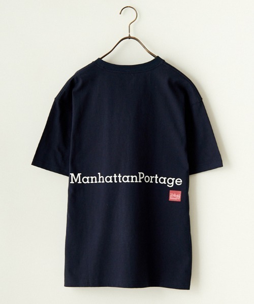 「Manhattan Portage」 半袖Tシャツ X-LARGE ブラック レディース_画像3