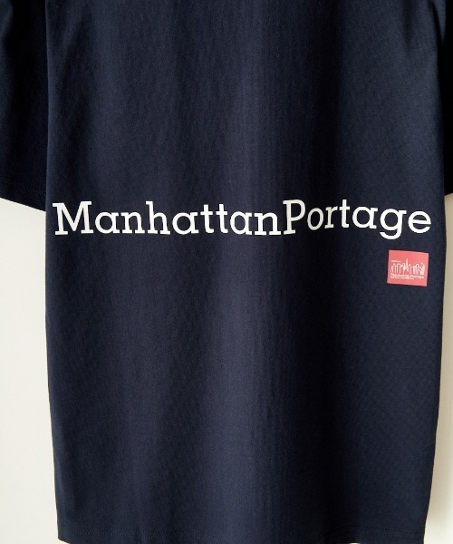 「Manhattan Portage」 半袖Tシャツ X-LARGE ブラック レディース_画像8