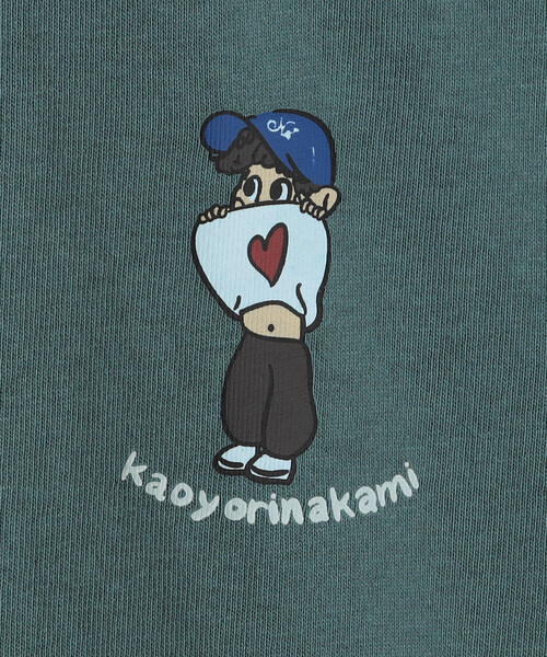 tシャツ kaoyorinakami × FREAK'S STORE/カオヨリナカミ 別注 ヘソダシボーイ Tee メンズ レディースの画像