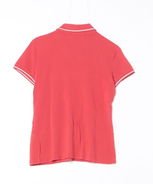 MONCLER（モンクレール） 半袖ポロシャツ M レッド レディース