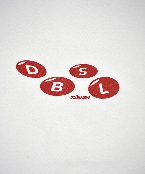 「DOUBLE STEAL」 長袖Tシャツ - ブラック メンズ_画像4