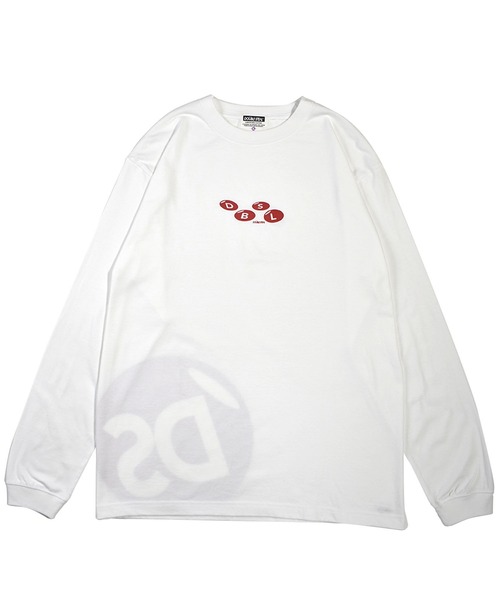 「DOUBLE STEAL」 長袖Tシャツ - ブラック メンズ_画像5