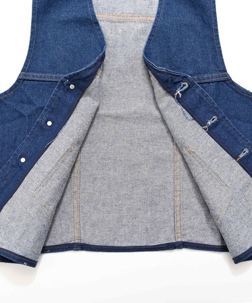 Wrangler（ラングラー） ベスト ジレ カウボーイカット デニムベスト