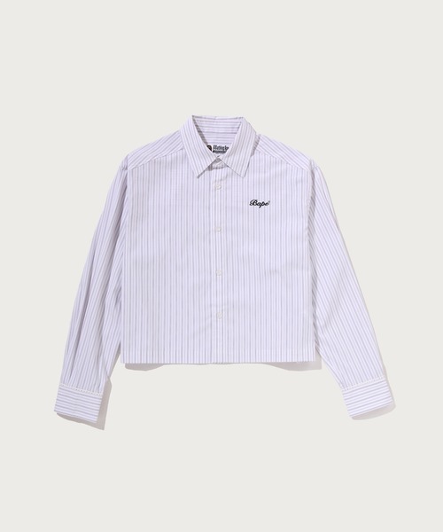 A BATHING APE（アベイシングエイプ） ブラウス シャツ BAPE LOGO 
