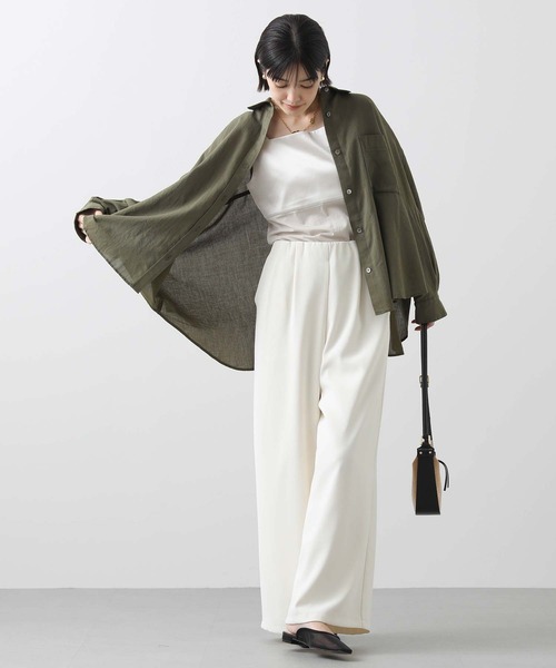 「Gready Brilliant」 「AuieF」長袖シャツ 38 インディゴブルー レディース_画像6