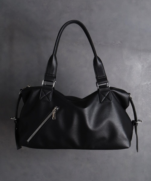 ボストンバッグ LANDNESS ボストンバッグ 「LANDNESS/ランドネス」Chunky Zip Faux