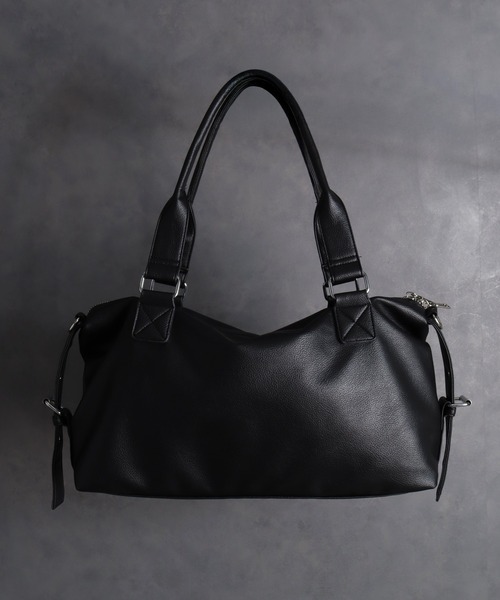 LANDNESS ボストンバッグ 「LANDNESS/ランドネス」Chunky Zip Faux