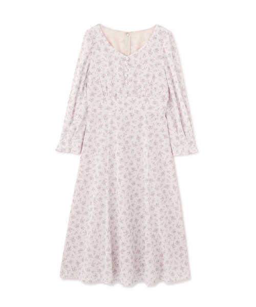 「PROPORTION BODY DRESSING」 7分袖ワンピース SMALL ダークグレー レディース_画像3