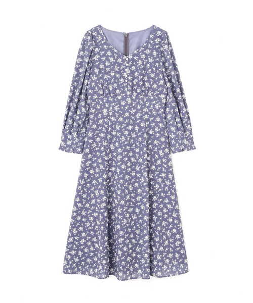 「PROPORTION BODY DRESSING」 7分袖ワンピース SMALL ダークグレー レディース_画像6