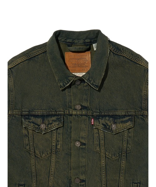 「Levi's」 デニムジャケット X-LARGE グリーン メンズ_画像4