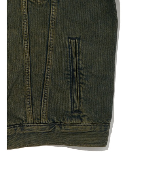 「Levi's」 デニムジャケット X-LARGE グリーン メンズ_画像6