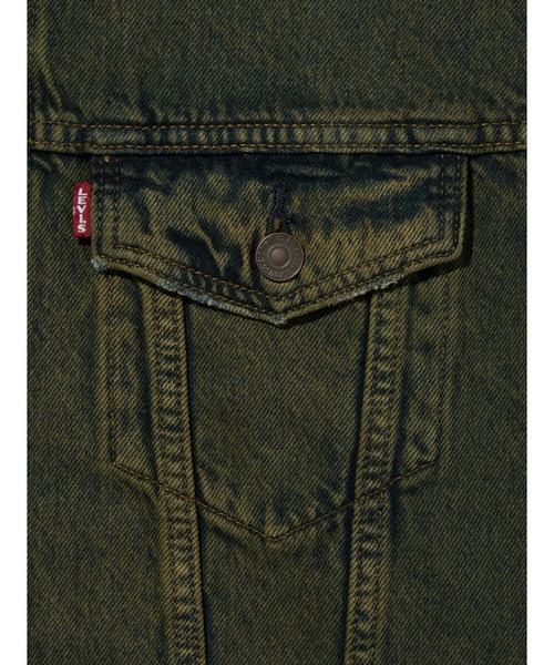 「Levi's」 デニムジャケット X-LARGE グリーン メンズ_画像7