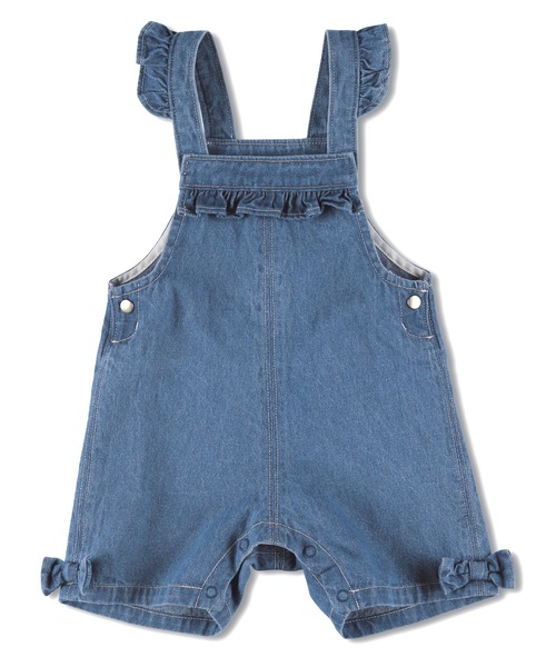 好評 デニムオーバーオール テレコインナー 上品