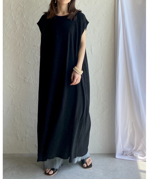 ノースリーブ Tシャツ ワンピース ルーズ 楽天市場】シャツワンピース フレンチスリーブ ノースリーブ