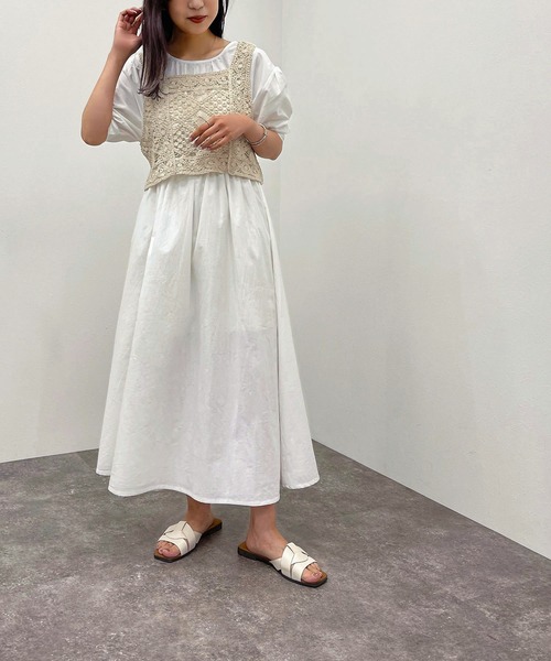 apres jour mignon（アプレジュールミニョン） ワンピース かぎ針