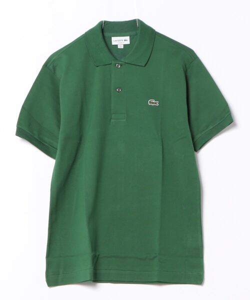 ＜LACOSTE＞L1212LJ-99 MEN/ポロシャツ LACOSTE ラコステ ポロシャツ 半袖 メンズ L.12.12 無地 鹿の子