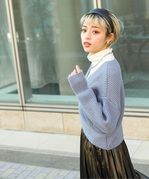 SpRay（スプレイ） ニット クロスカシュクールニット : ZOZOTOWN Yahoo