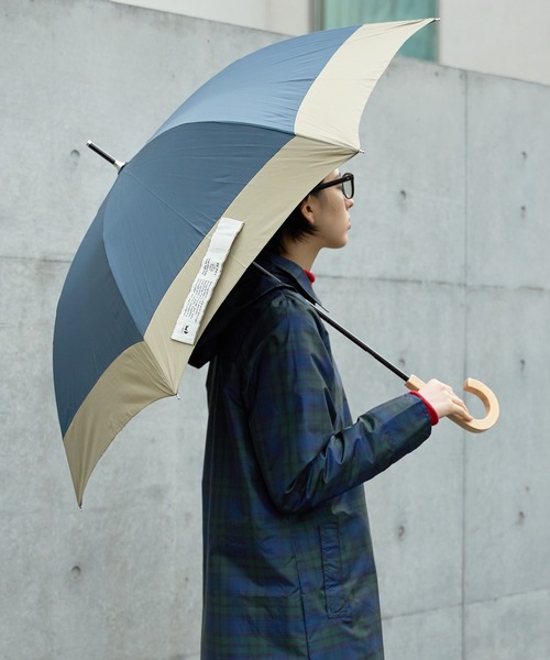日傘　レディース　バイカラー Paradise Picnic 傘 because 「遮光率100％」「晴雨兼用」PUバイ