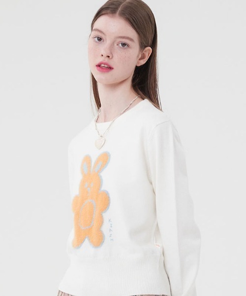 ニット セーター KIRSH WITTY BUNNY FLAT KNIT フラットニット レディース