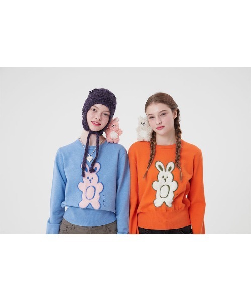 ニット セーター KIRSH WITTY BUNNY FLAT KNIT フラットニット レディース ニット セーター KIRSH WITTY BUNNY FLAT KNIT フラットニット