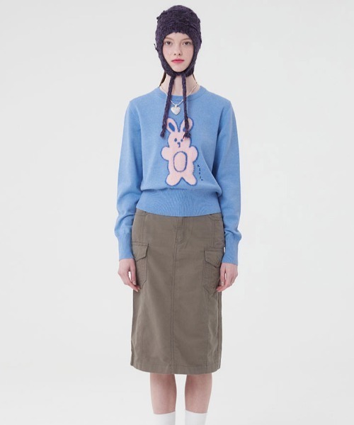 ニット セーター KIRSH WITTY BUNNY FLAT KNIT フラットニット レディース ニット セーター KIRSH WITTY BUNNY FLAT KNIT フラットニット