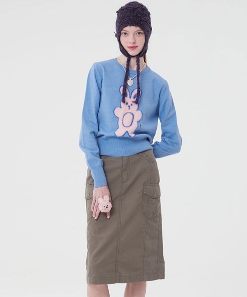 ニット セーター KIRSH WITTY BUNNY FLAT KNIT フラットニット レディース ニット セーター KIRSH WITTY BUNNY FLAT KNIT フラットニット