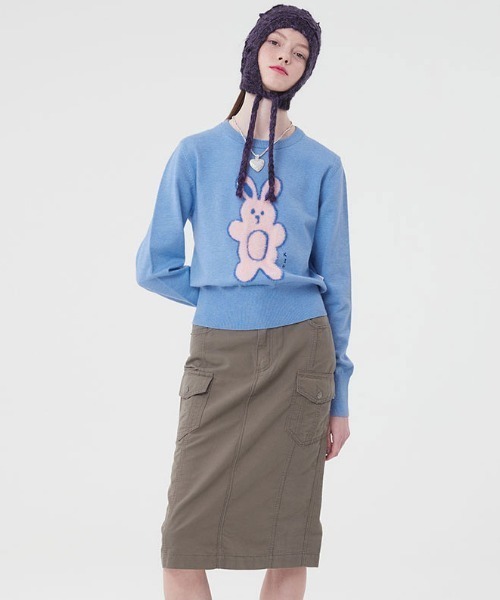 ニット セーター KIRSH WITTY BUNNY FLAT KNIT フラットニット