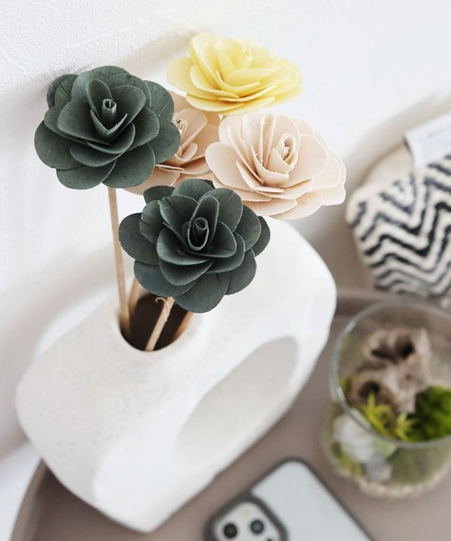 LAKOLE（ラコレ） インテリア WOOD FLOWER/ウッドフラワー「2P