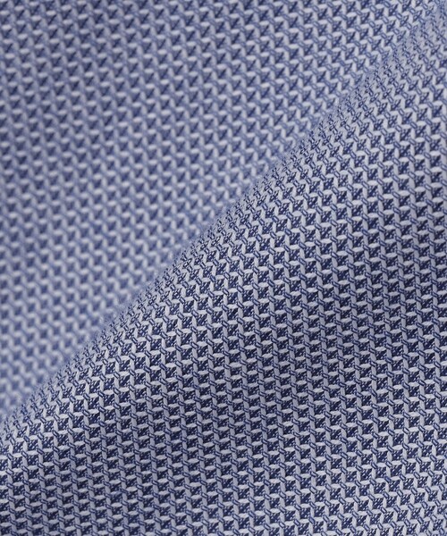 SHIPS（シップス） シャツ SHIPS: カラミ織り ボタンダウン 無地 半袖