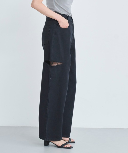 ジーンズ デニム デニムパンツ 「XS〜Lサイズ展開」サイドカット