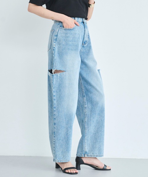 ジーンズ デニム デニムパンツ 「XS〜Lサイズ展開」サイドカット