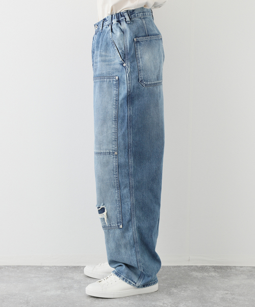 マーカウェア　デニム MARKAWARE (マーカウェア)｜ワイドストレートデニム クラウディ