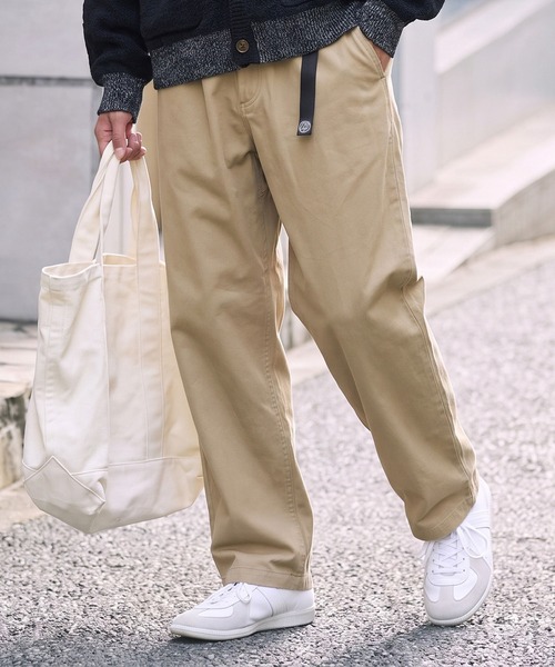 THE CRAFT CREW PRODUCTS パンツ ウェビングベルト テーパード