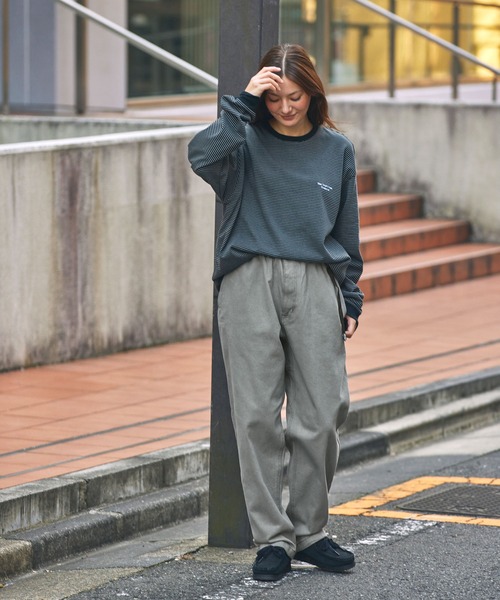 THE CRAFT CREW PRODUCTS パンツ ウェビングベルト テーパード