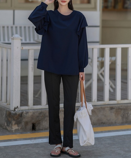 ■韓国■ ワンショルダー 長袖水着 ラッシュガード アンバランス □韓国□ ワンショルダー 長袖水着 ラッシュガード アンバランス