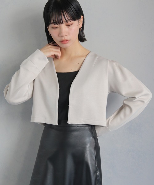 cheriella ジャケット ノーカラージャケット 「cheriella」WEB限定