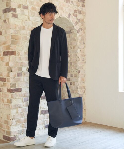 IKKA LOUNGE tシャツ ポンチクルーネックジャケットTシャツ メンズ