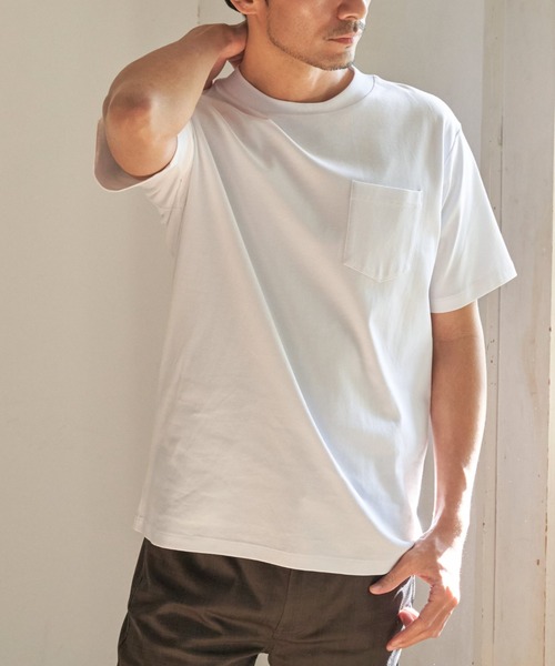 IKKA LOUNGE tシャツ ポンチクルーネックジャケットTシャツ メンズ