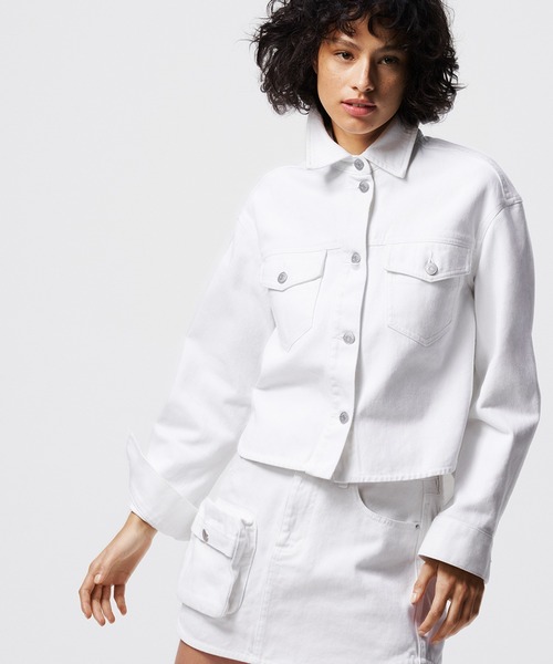美品 Armani Exchange デニムジャケット Lサイズ オンラインストア限定】 ARMANI EXCHANGE (アルマーニ