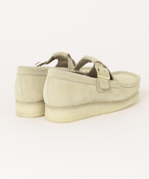 Clarks デッキシューズ モカシン W WALLABEE T BAR 26175665