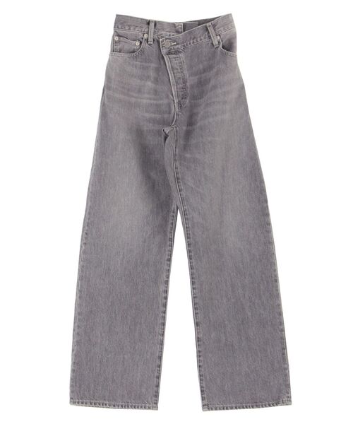 パンツ デニム ジーンズ リメイクデザインルーズデニム レディース 