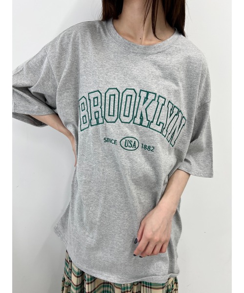 tシャツ BRKLYN ロゴTシャツ レディース WC tシャツ BROOKLYNロゴ ビッグTee レディース : ZOZOTOWN