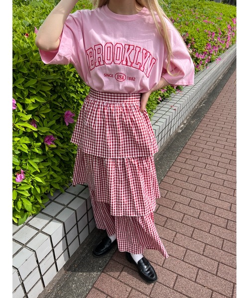 WC tシャツ BROOKLYNロゴ ビッグTee レディース : ZOZOTOWN